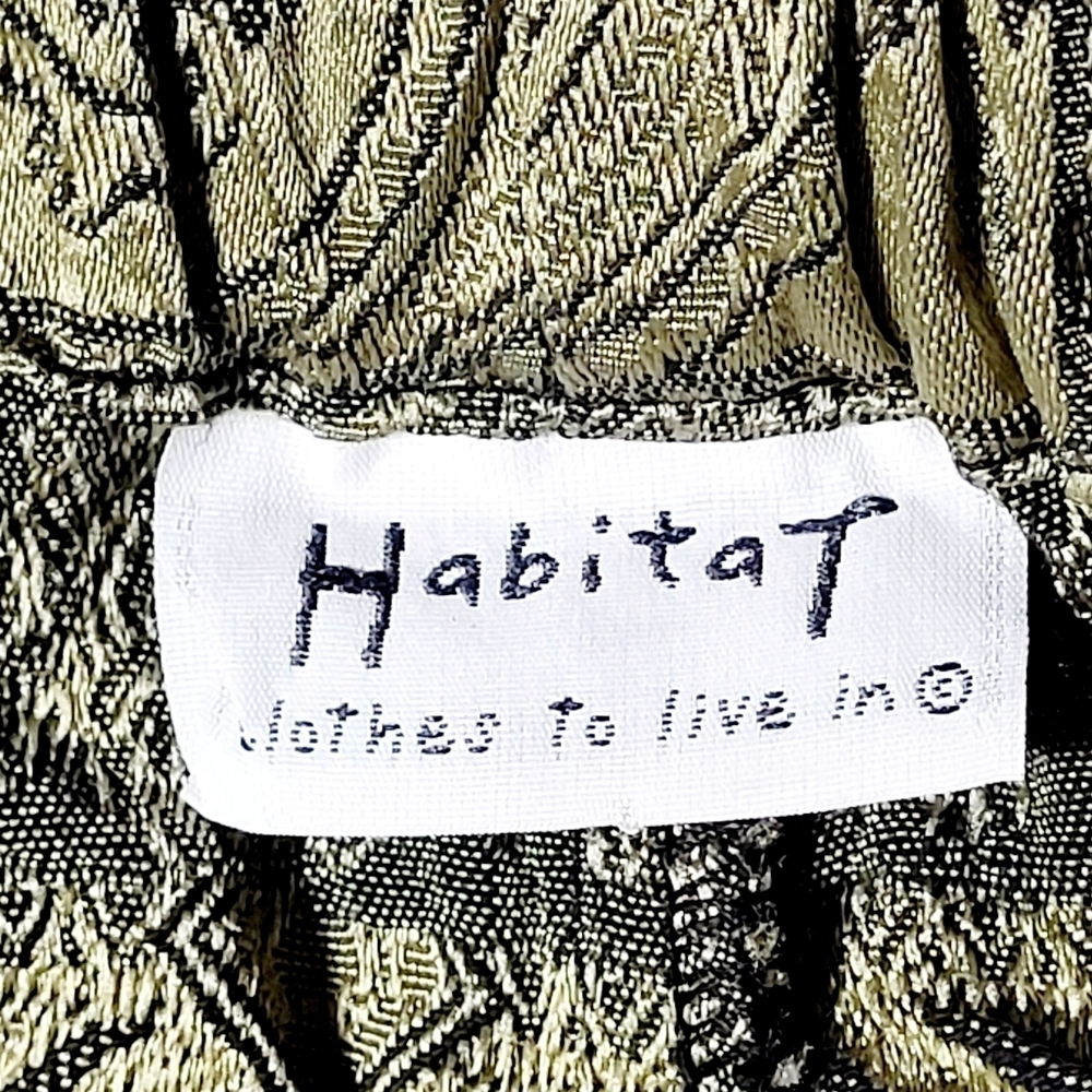 Habitat Silky Sage Paisley Patchwork Pants Made in USA (S) - Picture 4 of 8